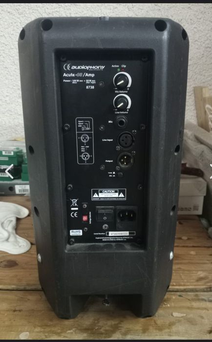 Colunas de som audiphony acute 8