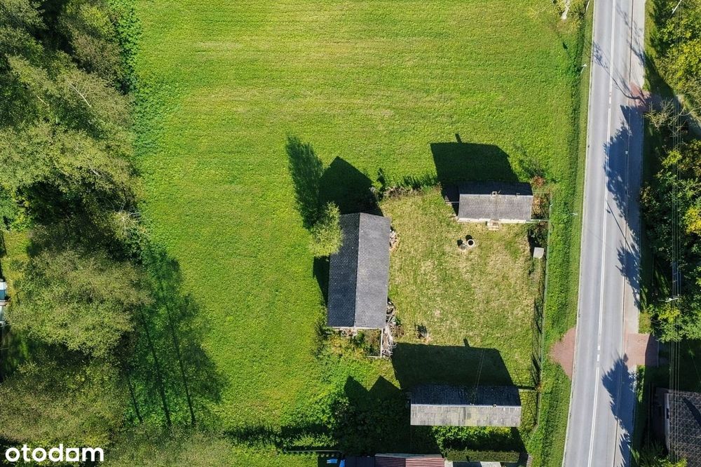 Siedlisko gospodarstwo na w okolicy Mogielnicy