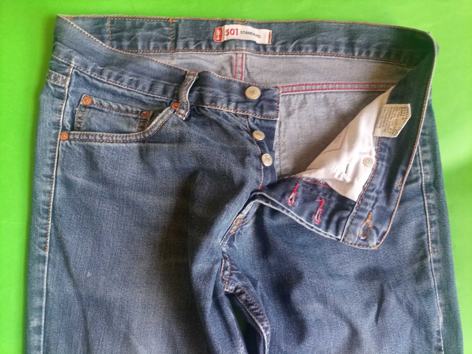 Levi Strauss 501 spodnie jeansowe 34/34 100% bawełna