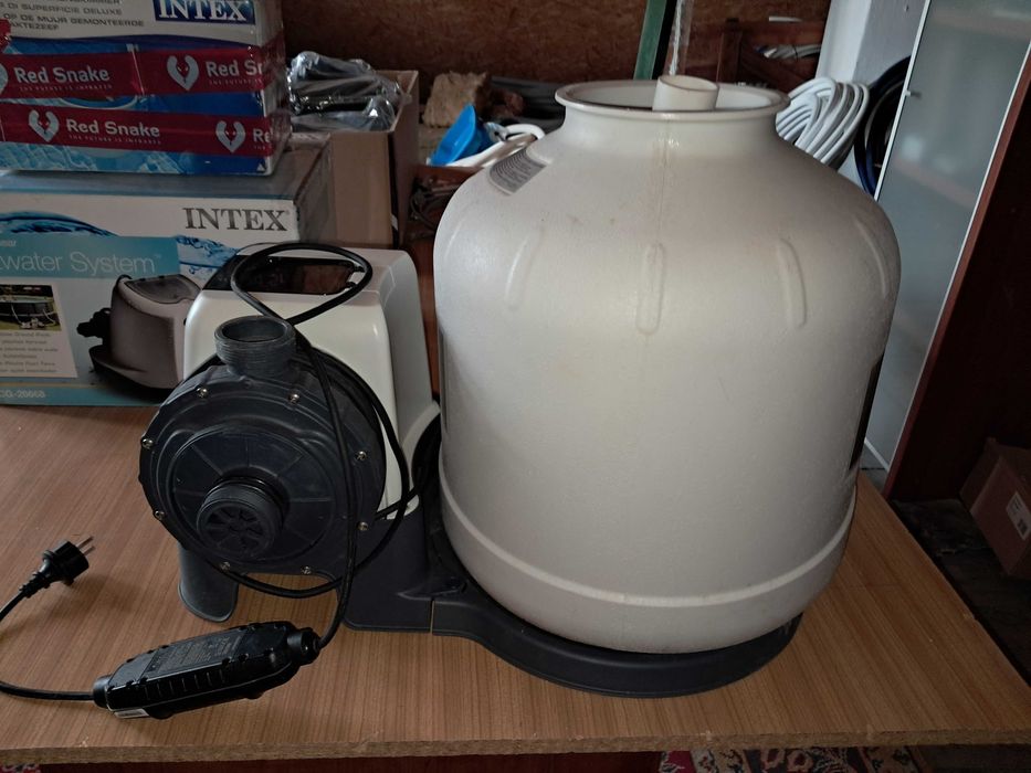 Basen stelażowy ogrodowy  3,66x1 m pompa piaskowa generator chloru