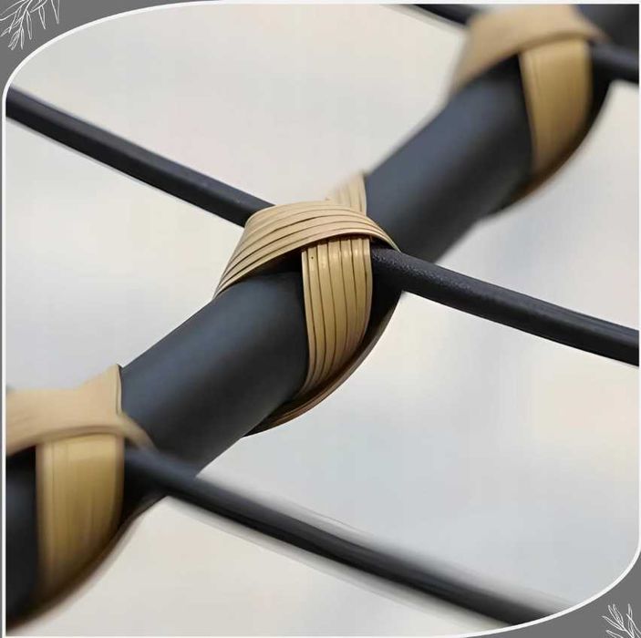 Fotel bujany biały wygodny rattanowy – do domu