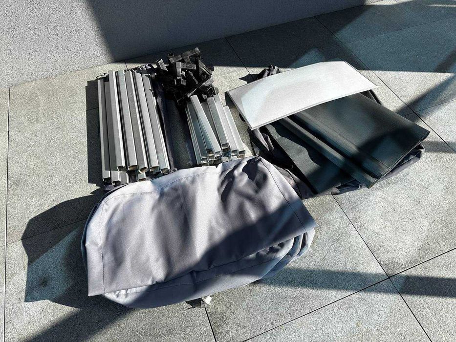 Składany mobilny zestaw mebli ogrodowych