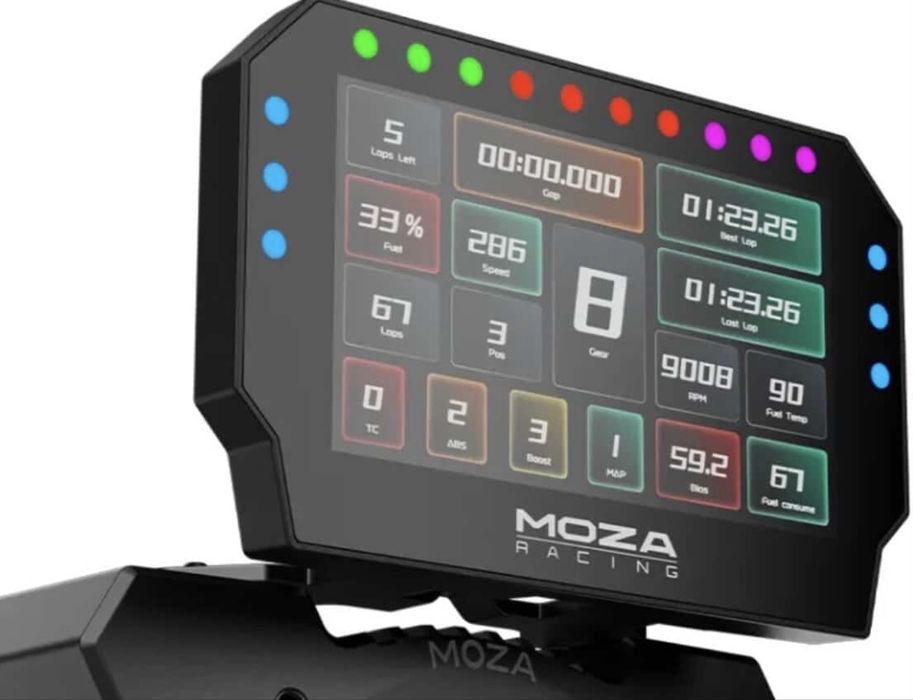 Moza R3 руль дисплей і педалі в ідеальному стані!