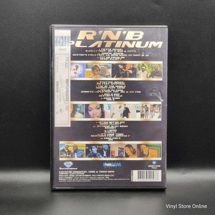 DVD - R'n'B Platinum Vol 1 - Ref. MCLE