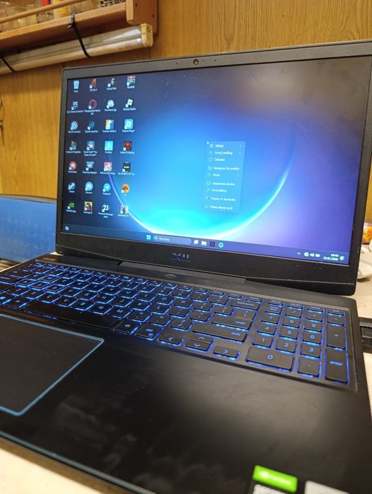 Laptop gamingowy i5 / GTX 1650 Ti + zestaw gracza