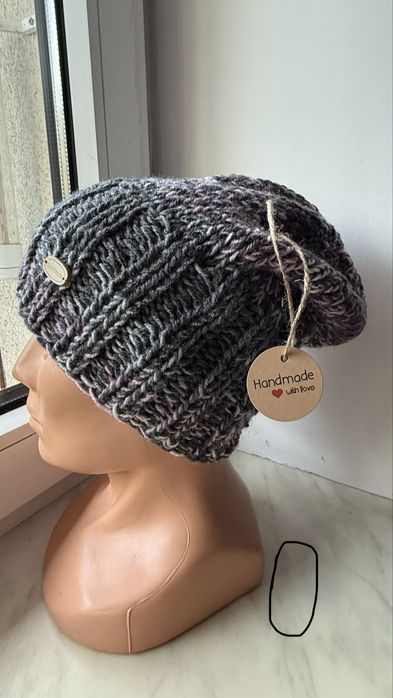 Czapka handmade wiosna