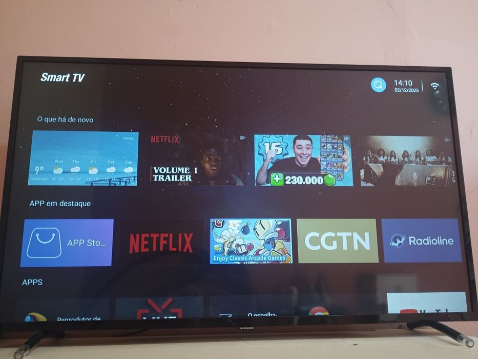 Tv smart TV 4K Full HD Android inteligente