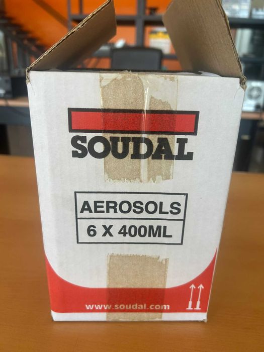 6 Latas de Spray de Zinco Soudal