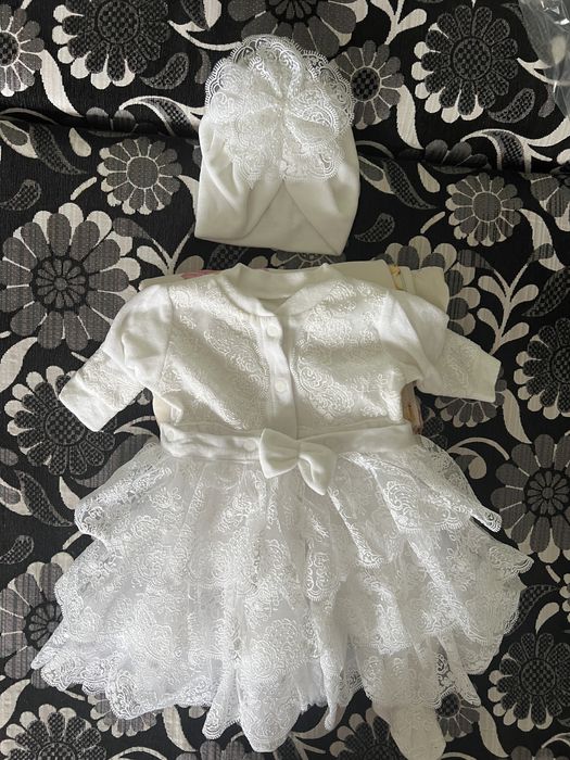 Комбінезон зі спідничкою для хрещення дівчинки!!!