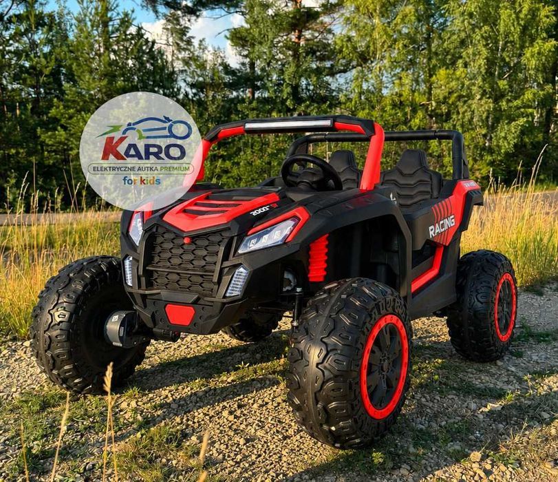 Pojazd na Akumulator Buggy ATV Racing 4x4 dla Dzieci Full LED MP3