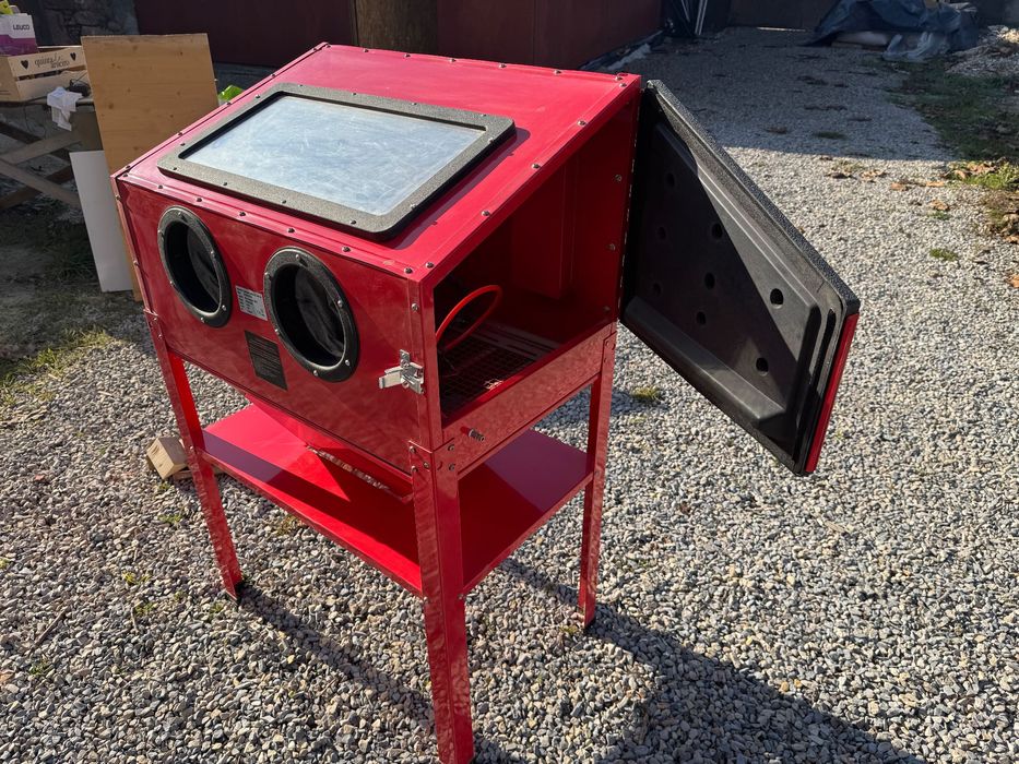 Cabine de decapagem de 220L