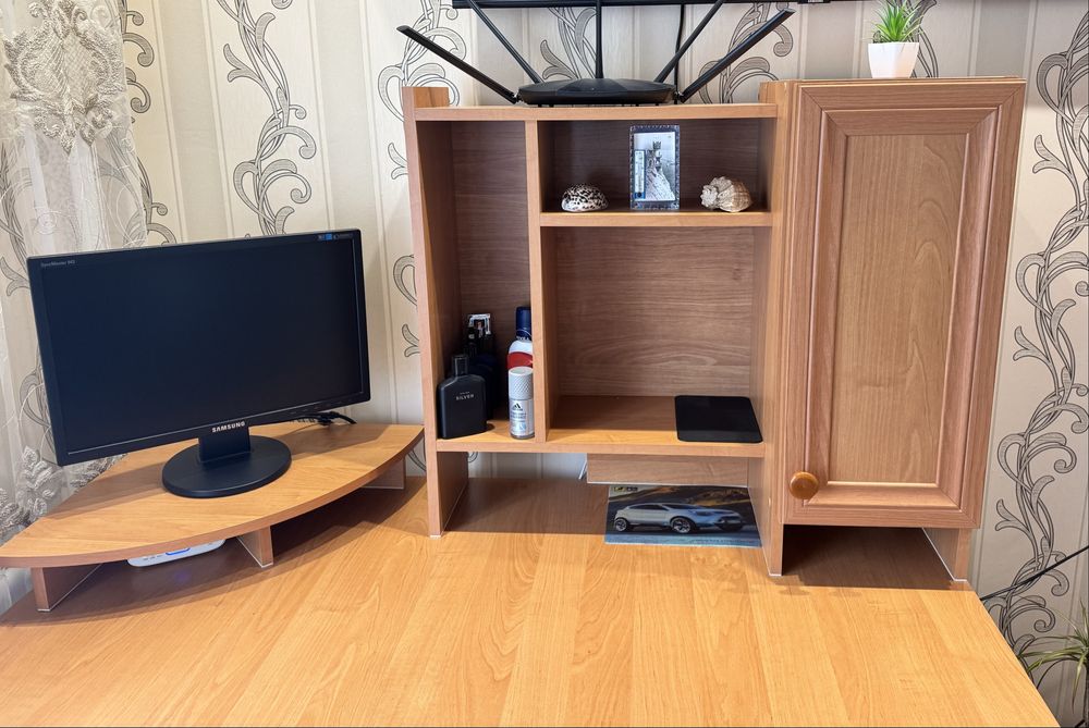 Стіл компʼютерний кутовий + пенал