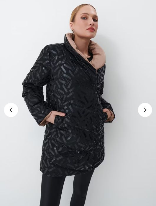 Kurtka parka 38 płaszczyk zimowy MOHITO puchowy nowy