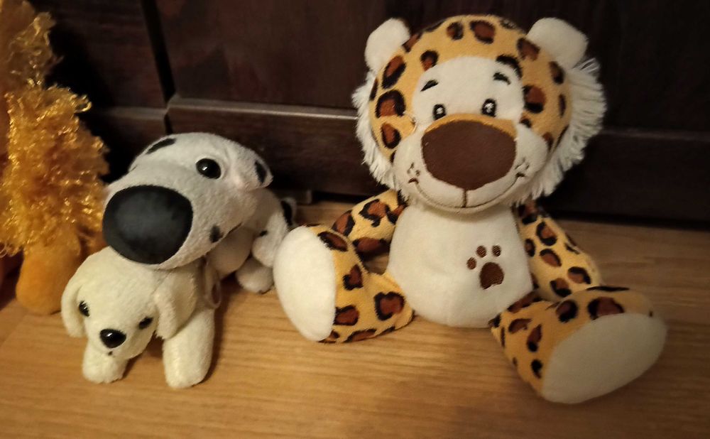 zestaw 6 maskotek zwierząt