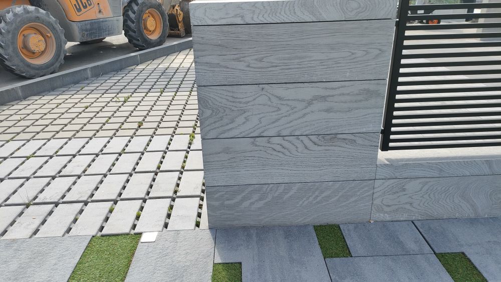 Pustaki ogrodzeniowe gładkie ogrodzenie ogrodzenia bloczki na mur plot