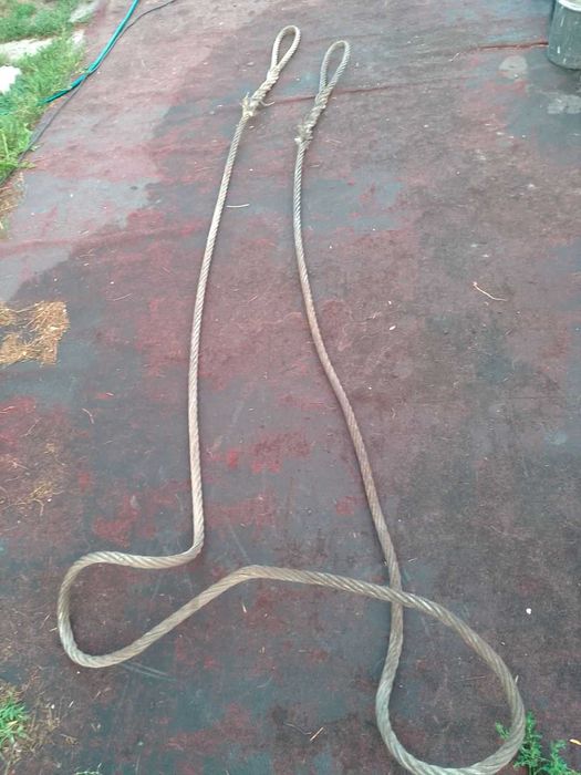 Трос стальной буксировочный 25,5 мм. 8 метров.