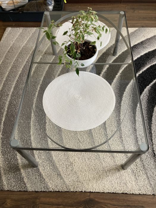 Stolik szklany IKEA salon kawowy