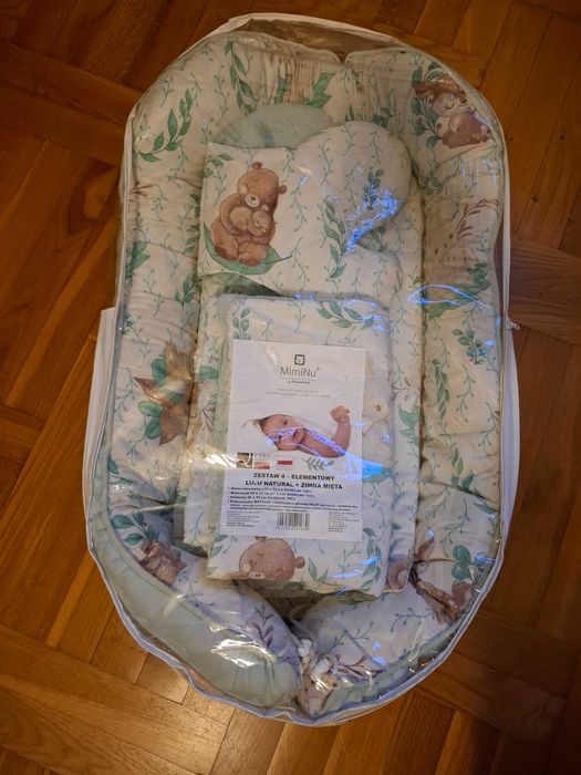 Kokon niemowlęcy. 4 elementy. Zimna mięta.