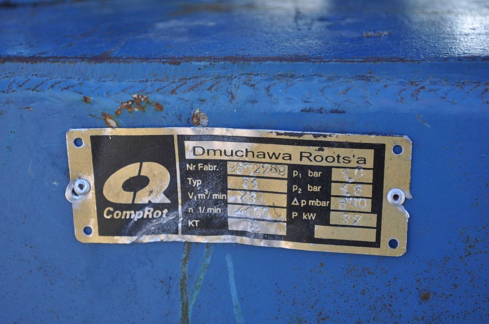 Dmuchawa ROOTS'A Comprot ,pompa ROBUSCHI RB-LP 61/1
