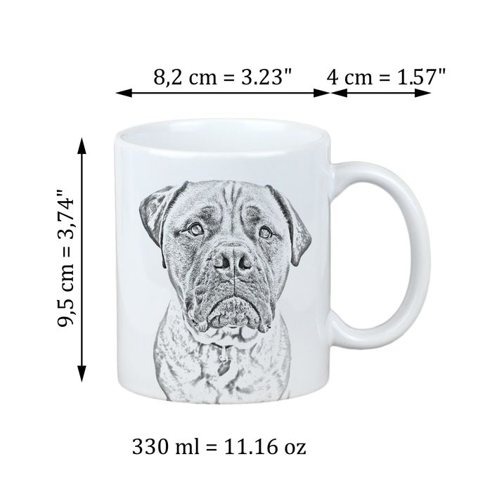Bullmastiff kubek z psem I love Art-Dog