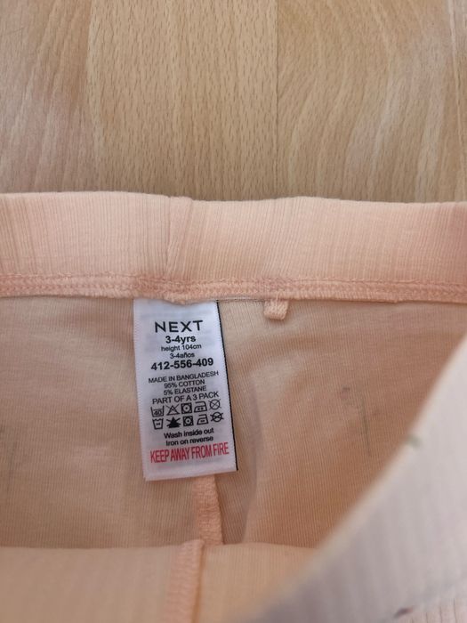 Prążkowane legginsy dziewczęce NEXT