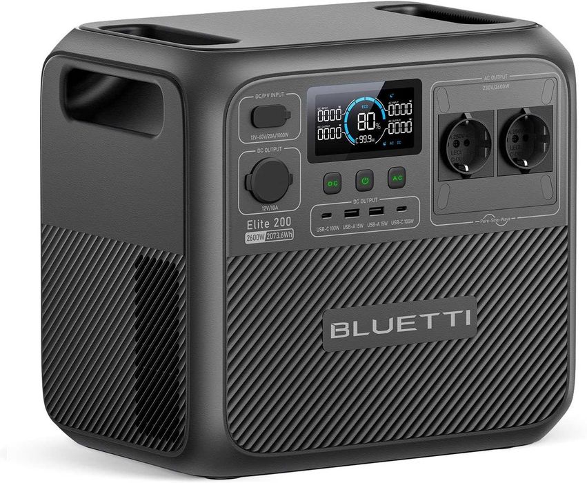 Vendo Bluetti Elite 200 V2 (2073Wh / 2600W) - Como Nova + Garantia (Modelo Recente de 2025)
