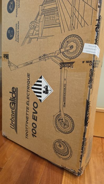 Trotinete elétrica urban glide 100 evo Nova