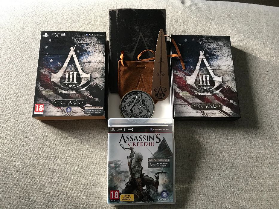 Jogos Assassin's Creed e Batman para PS3