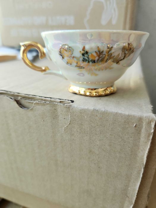 Jogo de café Western Germany anos 1930/40 Gold 22