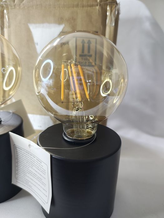 Zestaw 2 sztuki nowych lamp LED w stylu retro