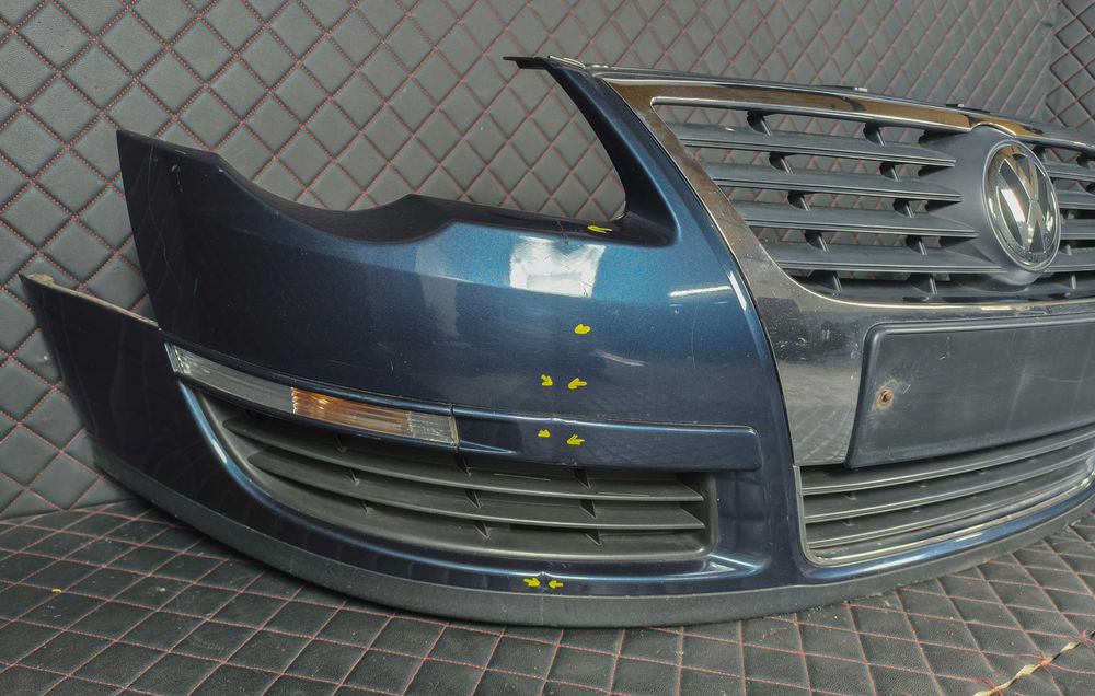 PASSAT B6 05-10 Zderzak Przedni Przód Kompletny