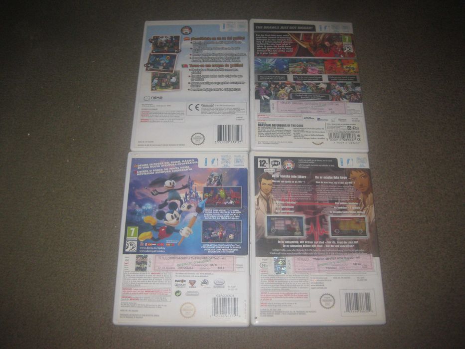 4 Jogos para a Nintendo Wii/Completos!