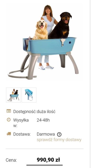 Wanna groomerska dla psa