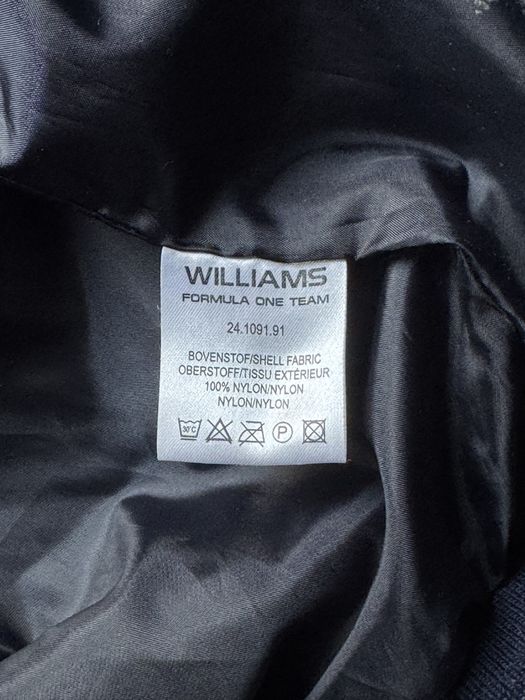 Kurtka Formuła 1 f1 Williams mcgregor formula team srebrna roz m pilot