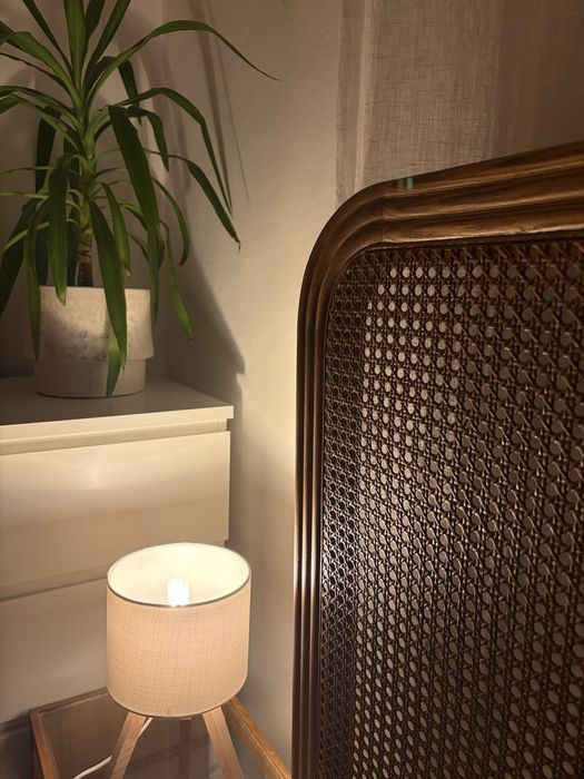 ZARA Home rama łóżka i zagłówek