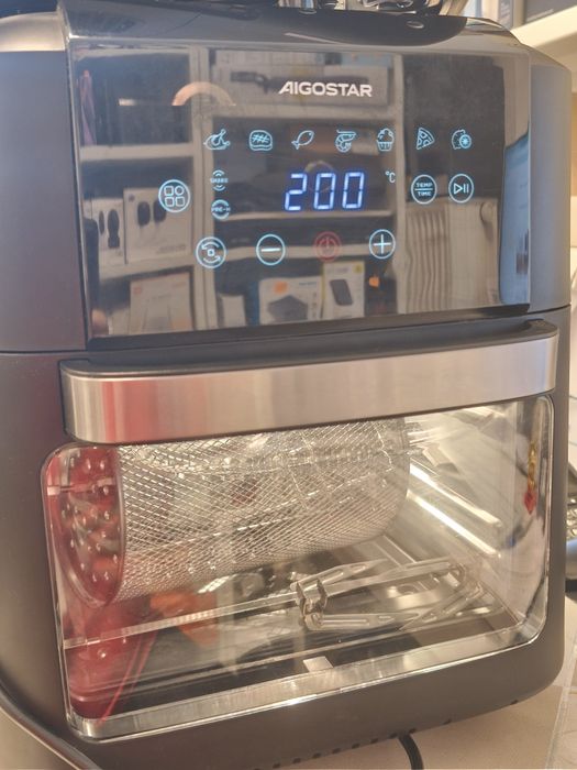 Aigostar 300010YVM Frytkownica+minipiekarnik, 1700 watt, z bębnem.