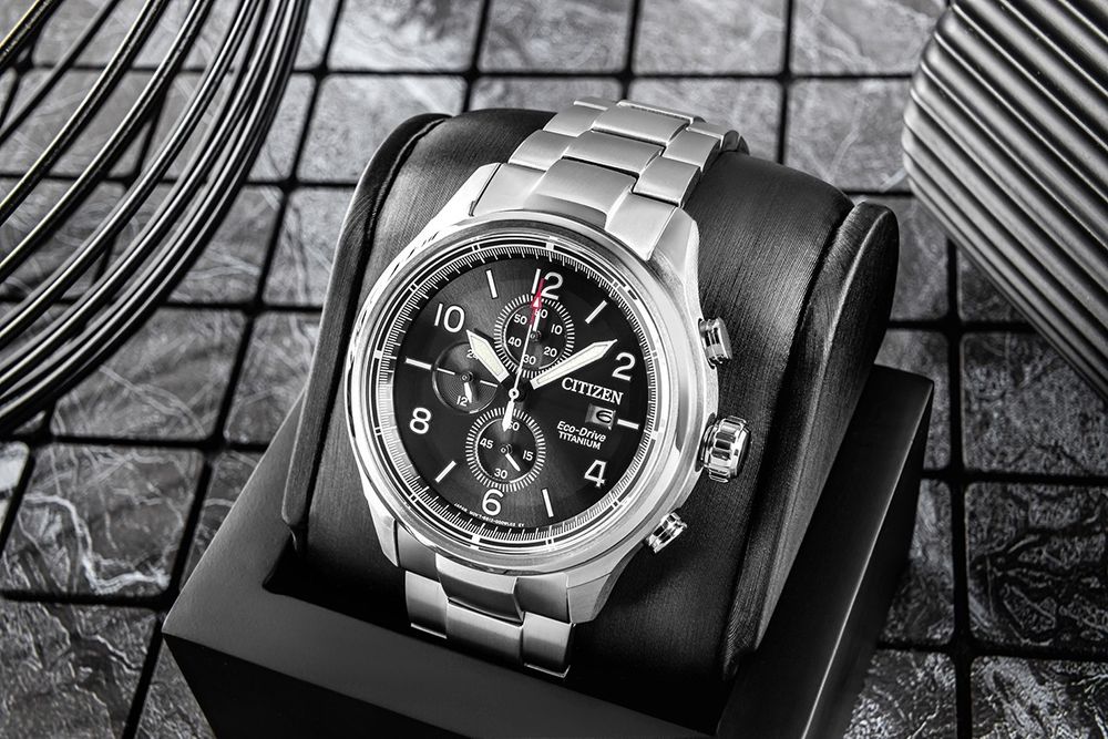 zegarek męski citizen super titanium eco-drive ca0810-88e + box