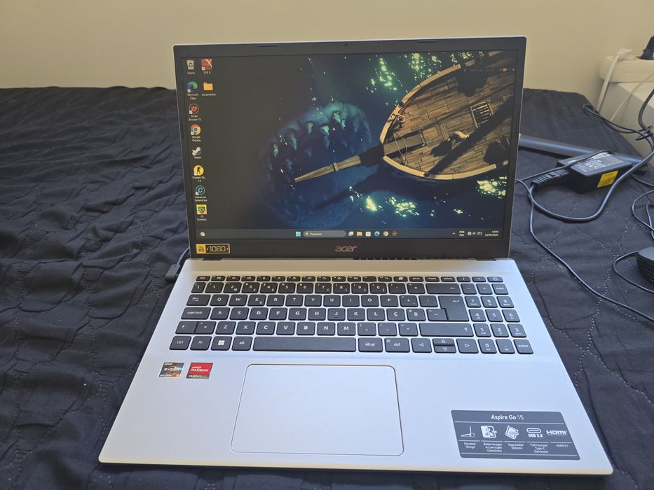 Acer Aspire Go 15 Ryzen 5 / 8GB RAM / SSD NVMe / Como Novo