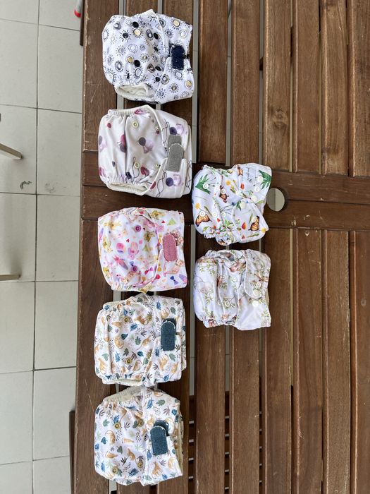 Fraldas reutilizáveis RN - MITA, Litle Lamb, Grovia, Bababoo e Popus
