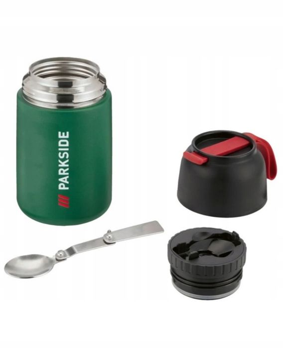 Termos na jedzenie ze składaną łyżką parkside 0,65L