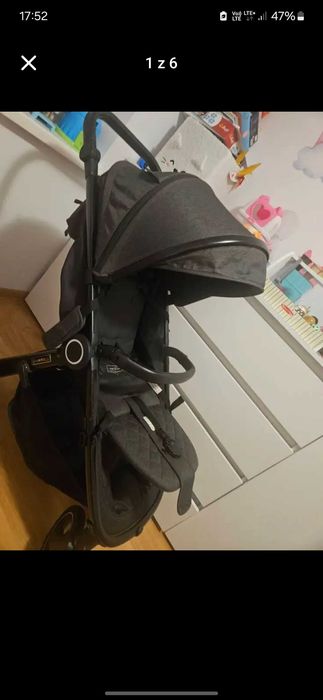 Coletto Joggy – wózek spacerowy - Black