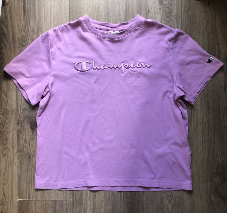 Рожева футболка champion