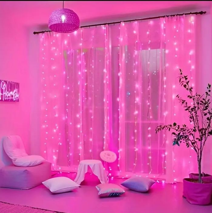 3×2 Гірлянда штора "Роса" з пультом