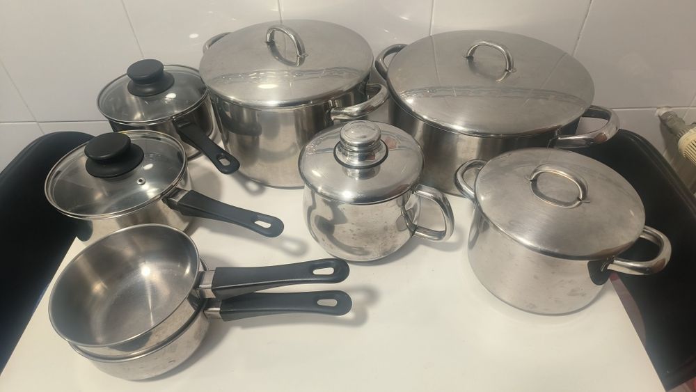 Tachos panelas frigideiras grelhas formas