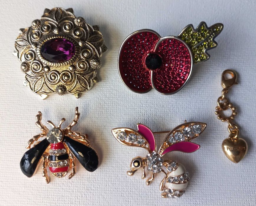 Броши винтаж и современные