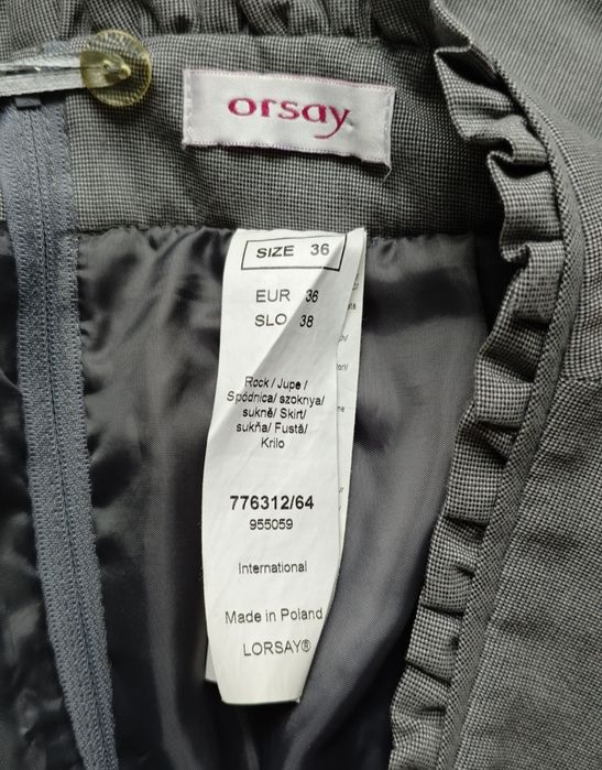 Spódnica ołówkowa przed kolano damska