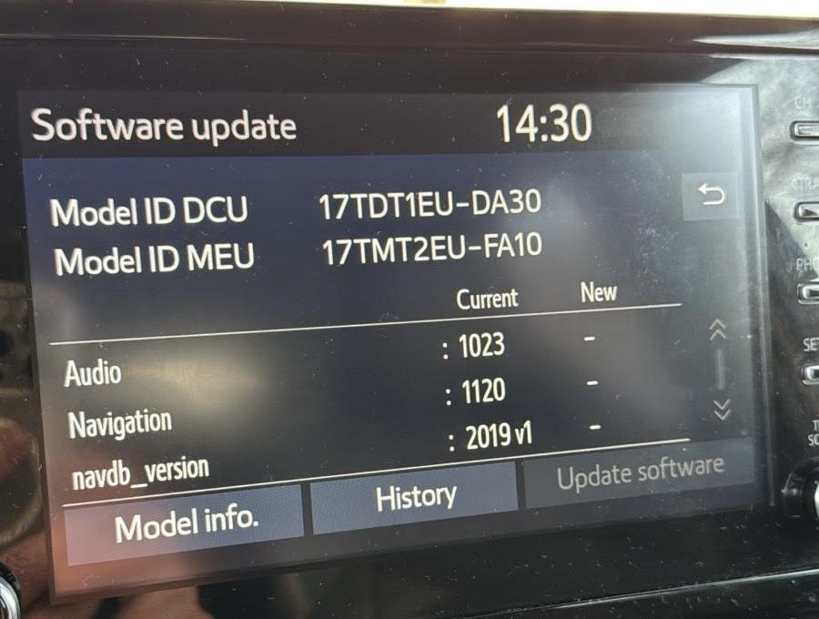 Toyota Lexus aktualizacja map nawigacji 2025 Touch GO Carplay Android