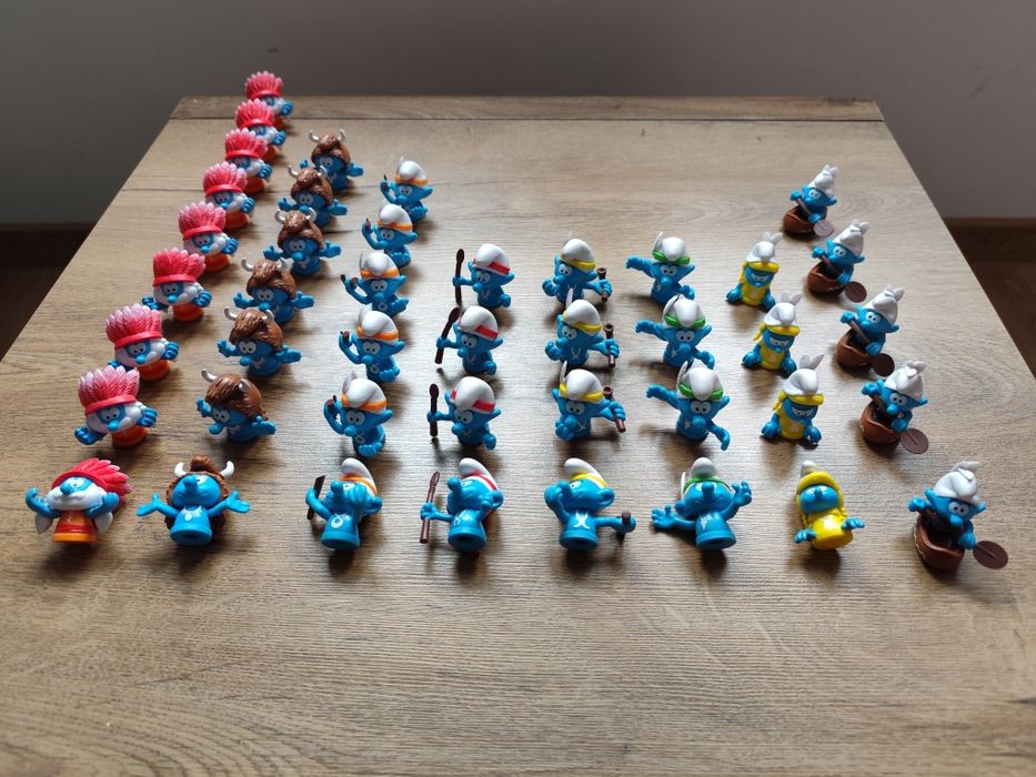 Smerfy Smerf zestaw 8 figurek na ołówek komplet