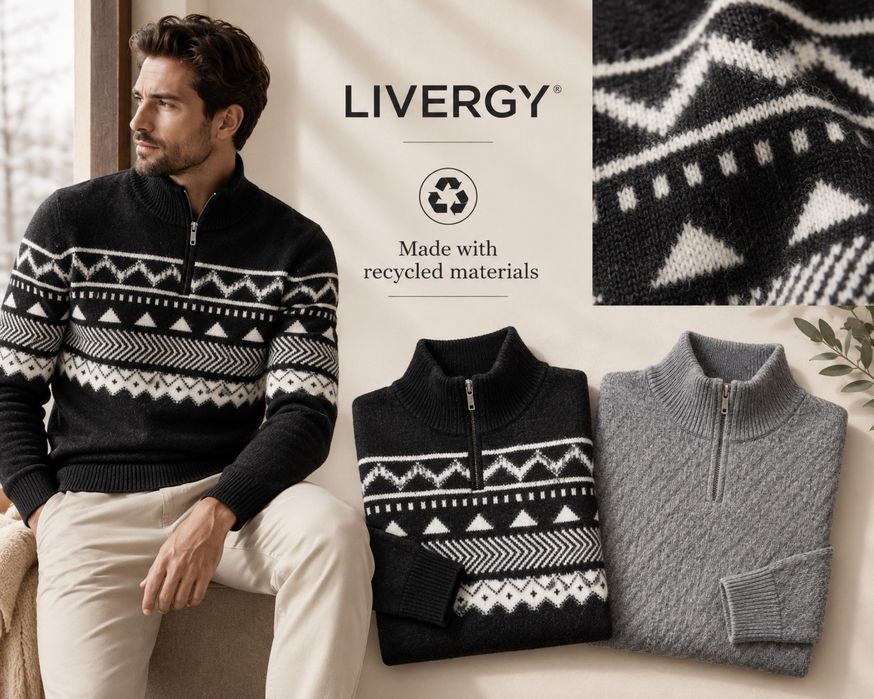 Чоловічі светри опт Livergy Lidl СТОК ОПТОМ