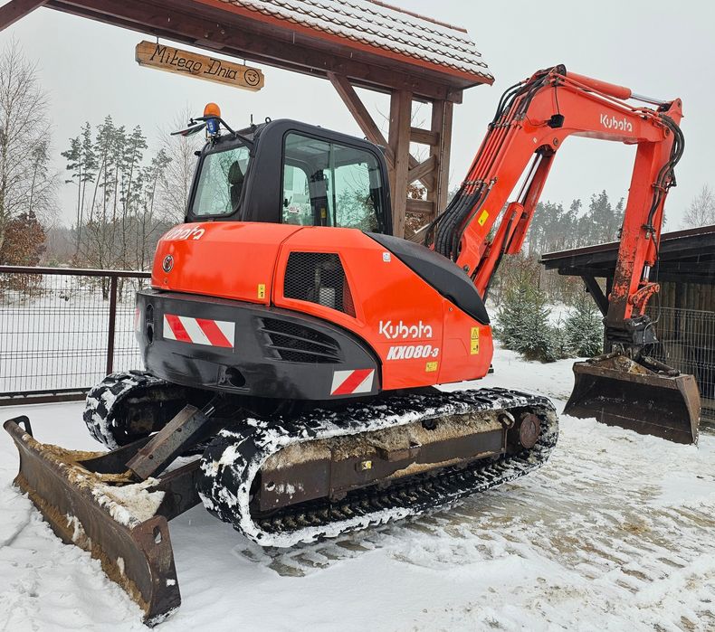 Koparka KUBOTA KX080  - Rezerwacja-